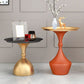 Mid-Century Modern Iron Coffee Cocktail Table Pedestal Cocktail Table for Living Room Clearhalo 'Coffee & Accent Tables' 'Coffee Tables' 'coffee_tables' 'furn' 'furn_coffee_tables' 'Furniture' 'Living Room Furniture' 1200x1200_72c93d90-86f5-44e3-906e-511f256cd429