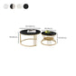 Slate Coffee Table Round Nesting Coffee Table Set for Living Room Clearhalo 'Coffee & Accent Tables' 'Coffee Tables' 'coffee_tables' 'furn' 'furn_coffee_tables' 'Furniture' 'Living Room Furniture' 1200x1200_72c97f54-740d-47b3-9f3c-df43d22228a1