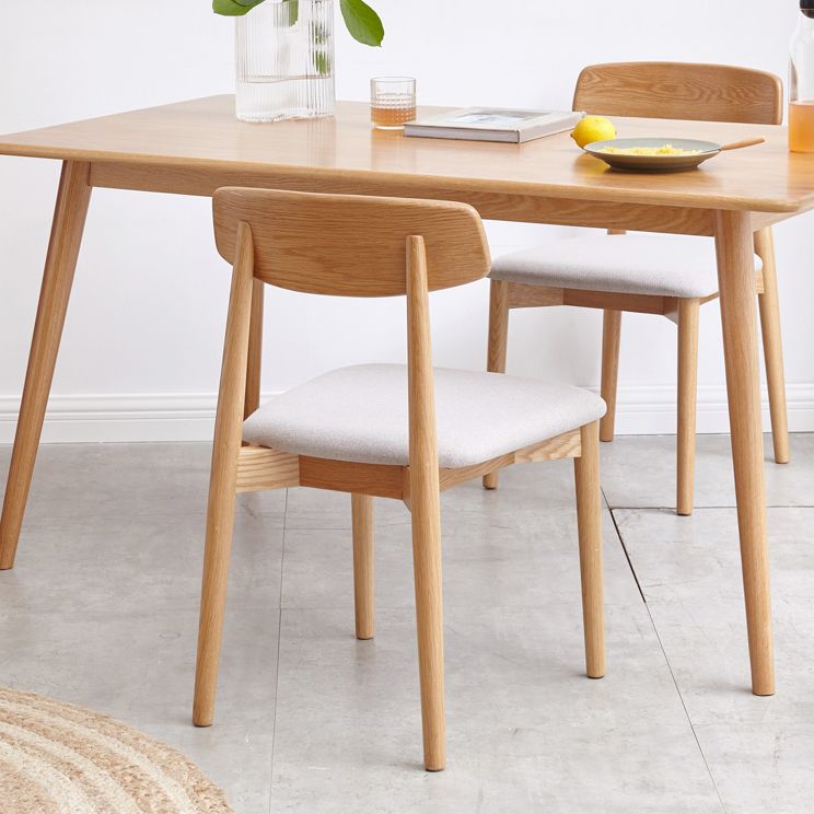 Esszimmer armloser Esstuhl Haus Holz offener Esstuhl