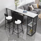 Modern Style Rectangle Stone Bar Height Pub Table for Living Room Clearhalo 'Bar Furniture' 'Bar Tables' 'bar_tables' 'furn' 'furn_bar_tables' 'Furniture' 'Kitchen & Dining Furniture' 1200x1200_72d0abba-bcaa-4ca5-89b2-782c630e39f7