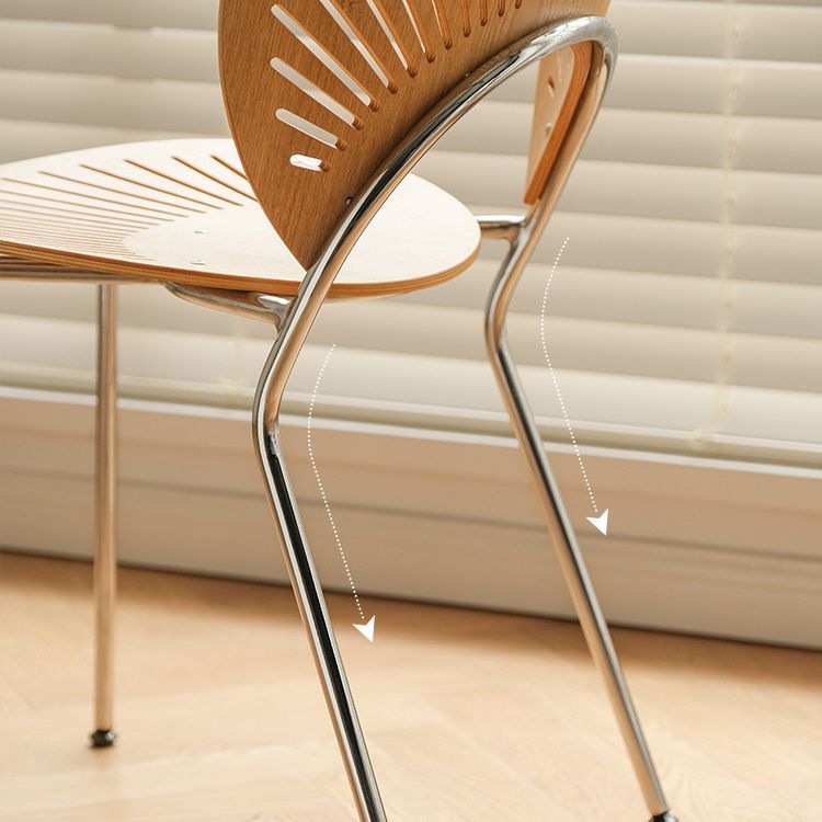 Contemporary Style Metal Chair Set Open Back Side Kitchen Dining Chairs Clearhalo ' kitchen&dining_furn' 'Dining Chairs' 'Dining Tables & Seating' 'dining_chair' 'Furniture' 'furniture_dining_chair' 'Kitchen & Dining Furniture' 'kitchen' 1200x1200_72d43513-6e42-494d-9a47-7181185a239e