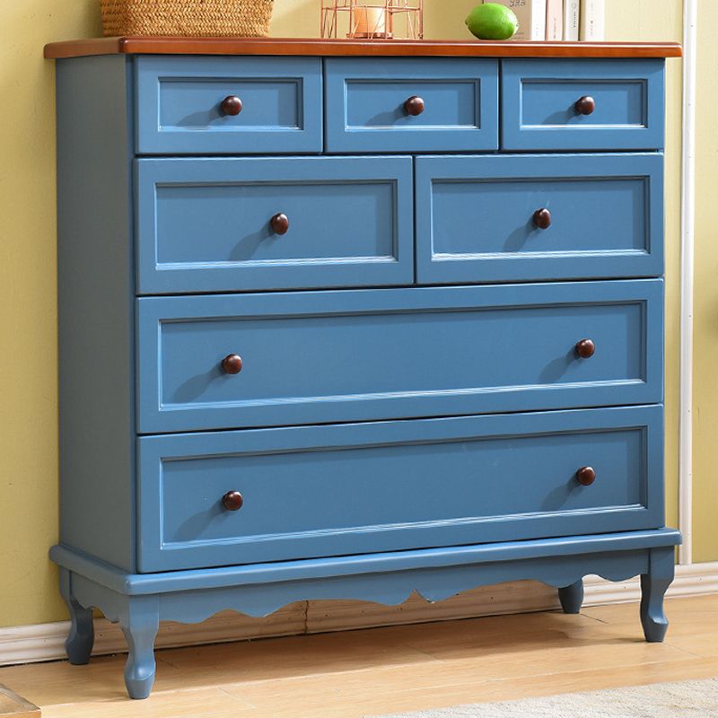 Modern Solid Wood Accent Chest with Drawers 13.77" Wide Chest