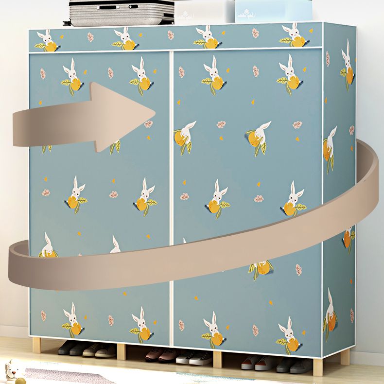 Eigentijdse stijl garderobe massief hout 1-deuren garderobe kast voor slaapkamer