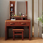 3-Piece Wood Standing Drawers Included Vanity Dressing Table Set Clearhalo 'Bedroom Furniture' 'furn' 'furn_makeup_vanities' 'Furniture' 'Makeup Vanities' 'makeup_vanities' 1200x1200_72d8da8d-6482-468b-8f56-0ae90ef108d1