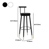 1/3/4/5 Pieces Glam Iron Bar Table Set Round Bistro Set with Black Faux Marble Top