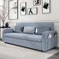 Tight Back Contemporary Square Arm Cotton Blend Sofa Bed in Grey Clearhalo 'furn' 'furn_sofas' 'Furniture' 'furniture_sofas' 'Living Room Furniture' 'Sofa' 'sofas' 1200x1200_72db4ad0-375b-4326-a315-a3f8ad36d38a