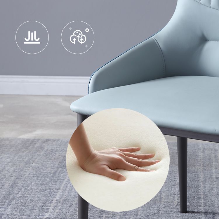 Modern Metal Dining Room Chair Upholstered Linen Fabric Dining Chair for Restaurant Use Clearhalo ' kitchen&dining_furn' 'Dining Chairs' 'Dining Tables & Seating' 'dining_chair' 'furn' 'furn_dining_chair' 'Furniture' 'furniture_dining_chair' 'Kitchen & Dining Furniture' 'kitchen' 1200x1200_72db64c7-752f-4791-9c2e-fdda21b245d7