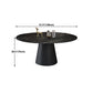 Modern Style Round Furniture Stone Dining Site Table with Pedestal Base Clearhalo ' dining_table' 'Dining Tables & Seating' 'Dining Tables' 'furn' 'furn_dining_table' 'Furniture' 'furniture_dining_table' 'Kitchen & Dining Furniture' 'kitchen&dining_furn' 'kitchen' 'kitchen_dining_table' 1200x1200_72de68f4-5c8a-41c0-be85-c14f3f2642c3