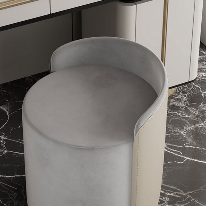 Contemporary Tear Resistant Pouf Round Grey Pouf for Living Room Clearhalo 'furn' 'furn_ottomans_poufs' 'Furniture' 'Living Room Furniture' 'Ottomans & Poufs' 'ottomans_poufs' 1200x1200_72def1bd-5aa6-469c-9f30-b70933de918d