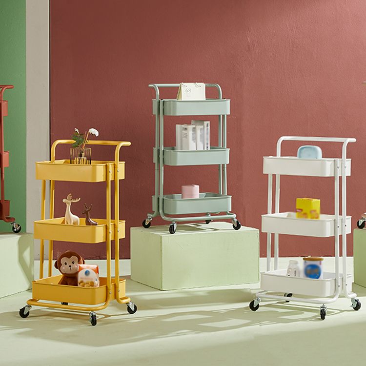 Steel Contemporary Vertical Bookshelf with Caster Wheels Bookshelf,17.7"L x 15"W x 32.3"H Clearhalo 'Bookcases' 'furn' 'furn_bookcases' 'Furniture' 'furniture_bookcases' 'kitchen' 'kitchen_bookcases' 'Living Room Furniture' 'Office Furniture' 1200x1200_72e0062d-a2b9-48b3-ad7a-3641f2a3084c