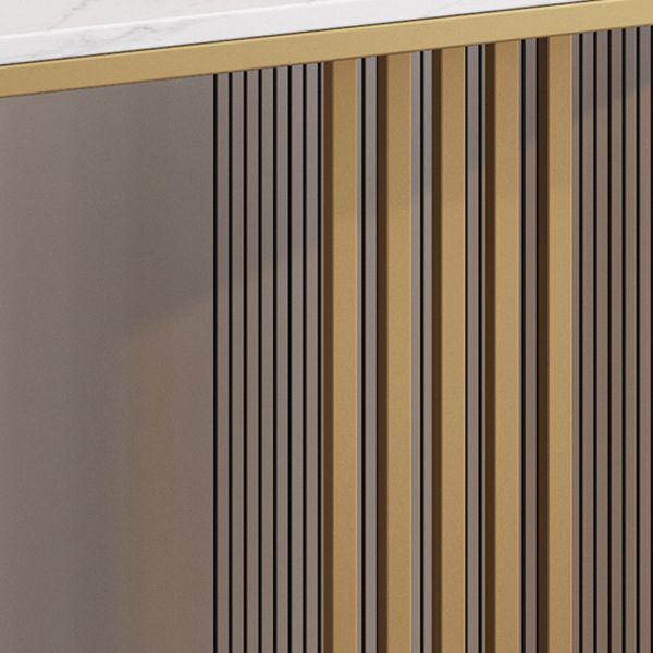 Console rettangolo contemporaneo con base di piedistallo per Hall