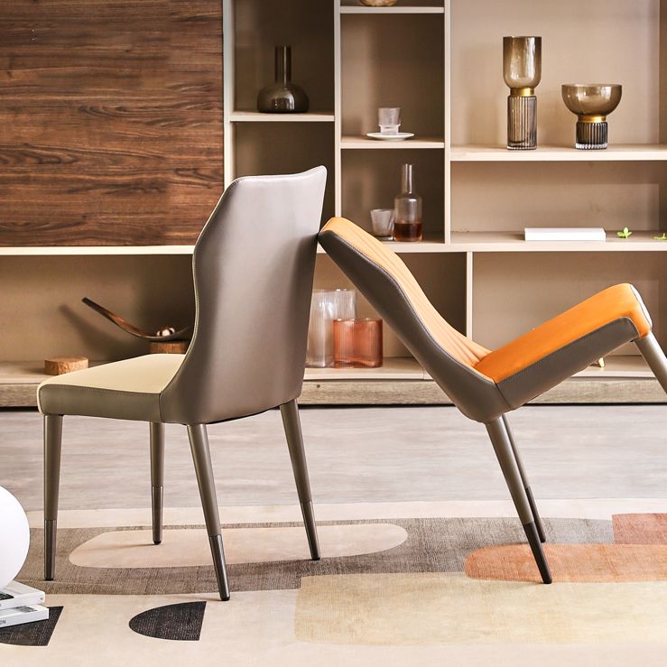 Scandinavian Style Oak Wood Chair Kitchen Dining Solid Back Side Chairs Clearhalo ' kitchen&dining_furn' 'Dining Chairs' 'Dining Tables & Seating' 'dining_chair' 'furn' 'furn_dining_chair' 'Furniture' 'furniture_dining_chair' 'Kitchen & Dining Furniture' 'kitchen' 1200x1200_72e8ca79-62a6-4e26-ad1d-9df243833712