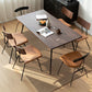 Industrial Style Oak Solid Wood Dining Table Brown Rectangle Table with Metal Base for Home Use Clearhalo ' dining_table' 'Dining Tables & Seating' 'Dining Tables' 'furn' 'furn_dining_table' 'Furniture' 'furniture_dining_table' 'Kitchen & Dining Furniture' 'kitchen&dining_furn' 'kitchen' 'kitchen_dining_table' 1200x1200_72e98e93-cbfc-4870-b198-50d26cb8eee3