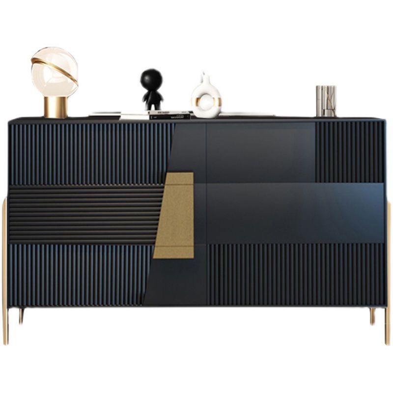 Servitore a buffet in legno moderno 35.4 "H Server a buffet sala da pranzo con cassetto