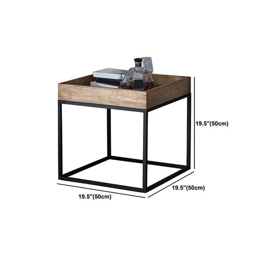 Scandinavian Square Coffee Table Wooden Cocktail Table for Home Clearhalo 'Coffee & Accent Tables' 'Coffee Tables' 'coffee_tables' 'furn' 'furn_coffee_tables' 'Furniture' 'Living Room Furniture' 1200x1200_72f2310c-9cea-41d5-aa00-d6fcf6225ab3