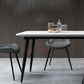 Contemporary Rectangle Dining Table Sintered Stone Dining Table in Black Clearhalo 'Dining Tables & Seating' 'Dining Tables' 'dining_table' 'furn' 'furn_dining_table' 'Furniture' 'Kitchen & Dining Furniture' 1200x1200_72f23941-301a-4585-a176-fe3717c2bb2a