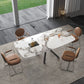 Contemporary 1/3/4/5/6 Pieces Dinette Set Rectangle Dining Room Table with Leather Chairs Clearhalo 'Dining Room Sets' 'Dining Tables & Seating' 'dining_room_set' 'furn' 'furn_dining_room_set' 'Furniture' 'furniture_dining_room_set' 'Kitchen & Dining Furniture' 'kitchen&dining_furn' 'kitchen' 1200x1200_72f3540b-6603-4595-9788-b2fedf5c215c