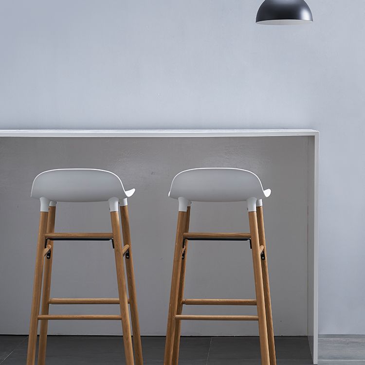 Contemporary Simple Counter Stools 30 Inch Wood 4 Legs Indoor Bar Stool Clearhalo 'Bar Furniture' 'Bar Stools' 'bar_stools' 'furn' 'furn_bar_stools' 'furniture_bar_stools' 'Kitchen & Dining Furniture' 'kitchen&dining_furn' 'kitchen' 'kitchen_furn' Furniture' 1200x1200_72f4cd6f-78b9-4fbc-850a-11eac90d1b78