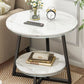 Contemporary  Round End Table Cross Leg  Side Table  for Living Room
