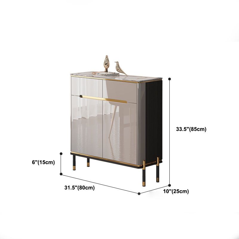 Sideboard Sideboard Sideboard in pietra glam Sideboard con porte per sala da pranzo