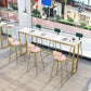 Upholstered Counter Stool Glam Style Low Back Bar Stool with Gold Frame Clearhalo 'Bar Furniture' 'Bar Stools' 'bar_stools' 'furn' 'furn_bar_stools' 'Furniture' 'Kitchen & Dining Furniture' 1200x1200_72f8b48e-bd99-4de4-b34c-0b144a157338