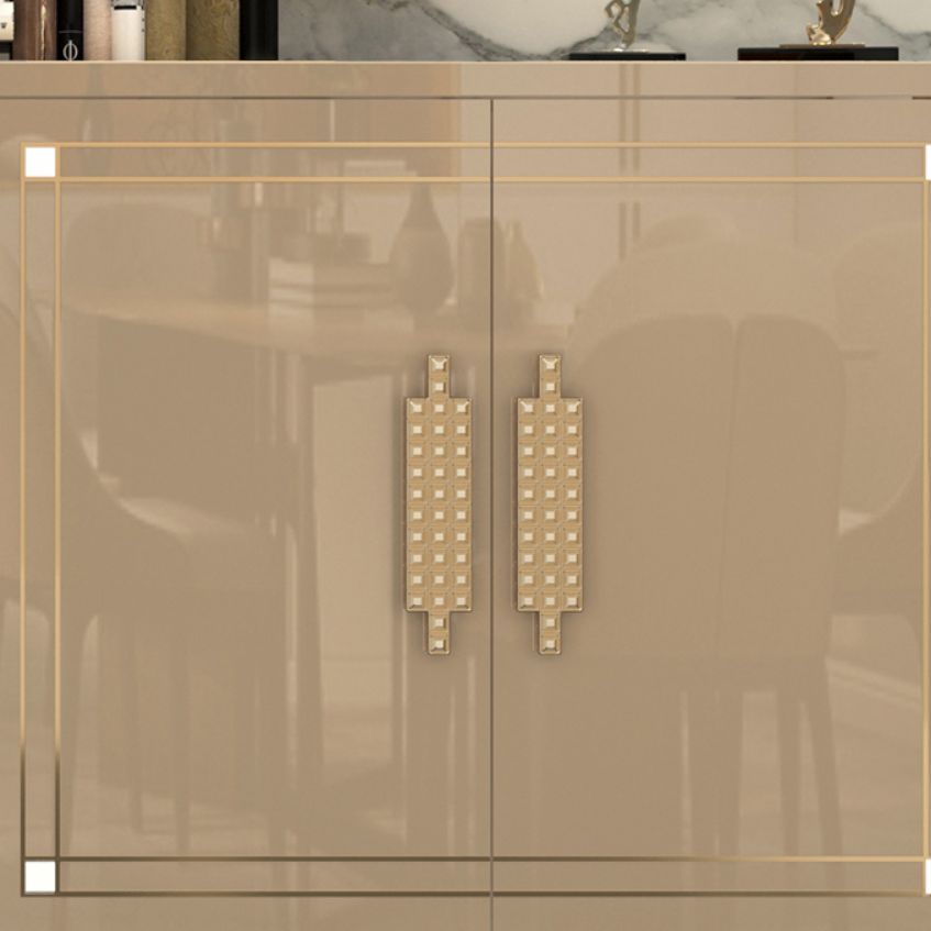 Tavolo moderno tavolo da tavolo ingegnerizzato in legno con porte per soggiorno