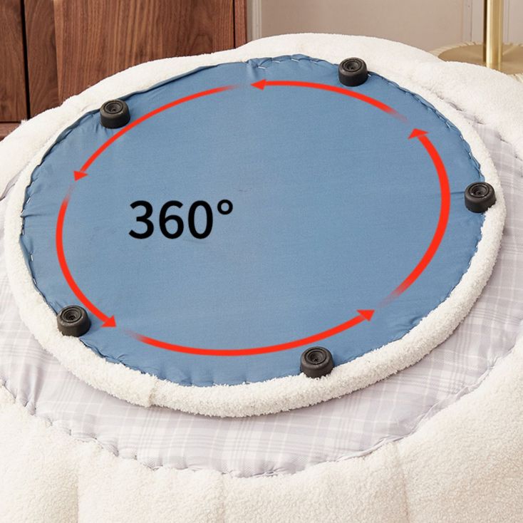 Silla papasan contemporánea con almohada cosida y marco de madera maciza