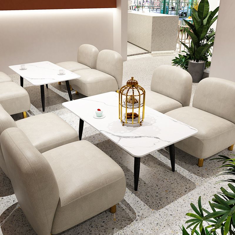 Divano in pelle finta divano a incasso per la macchia con la schiena stretta