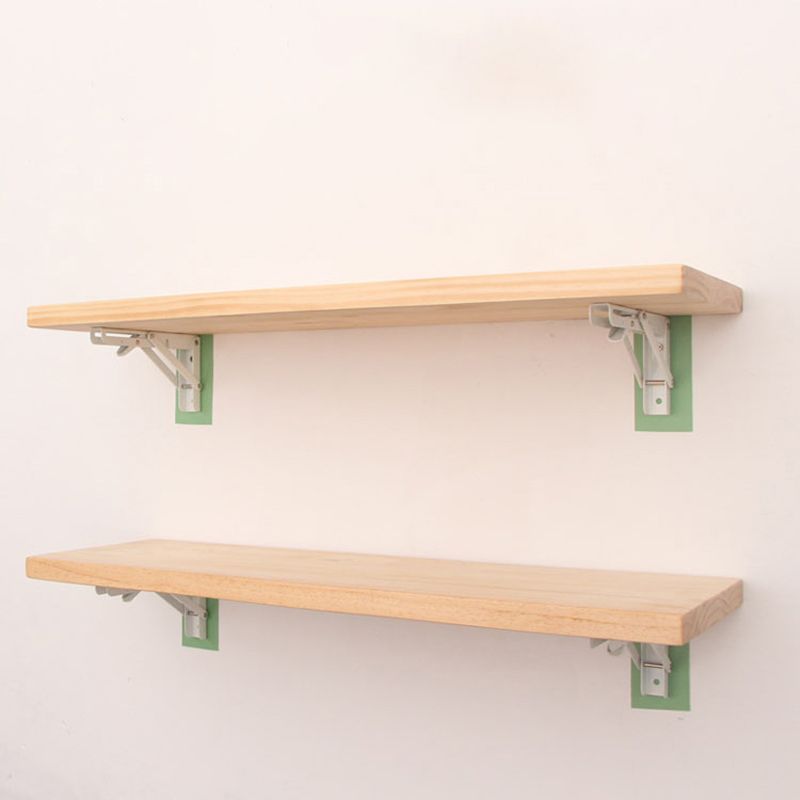 Natural Contemporary Floating Bookshelf Wall Mounted Wooden Shelf Clearhalo 'Bookcases' 'furn' 'furn_bookcases' 'Furniture' 'Office Furniture' 1200x1200_73012c0a-0fbe-488a-b846-6ee91aaa63b6