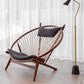Scandinavian Papasan Chair Solid Color Wooden Papasan Chair for Living Room Clearhalo 'Accent Chairs' 'accent_chairs' 'Chairs & Seating' 'furn' 'furn_accent_chairs' 'Furniture' 'Living Room Furniture' 1200x1200_7303d6c2-cf4b-4936-931a-c0136496055f