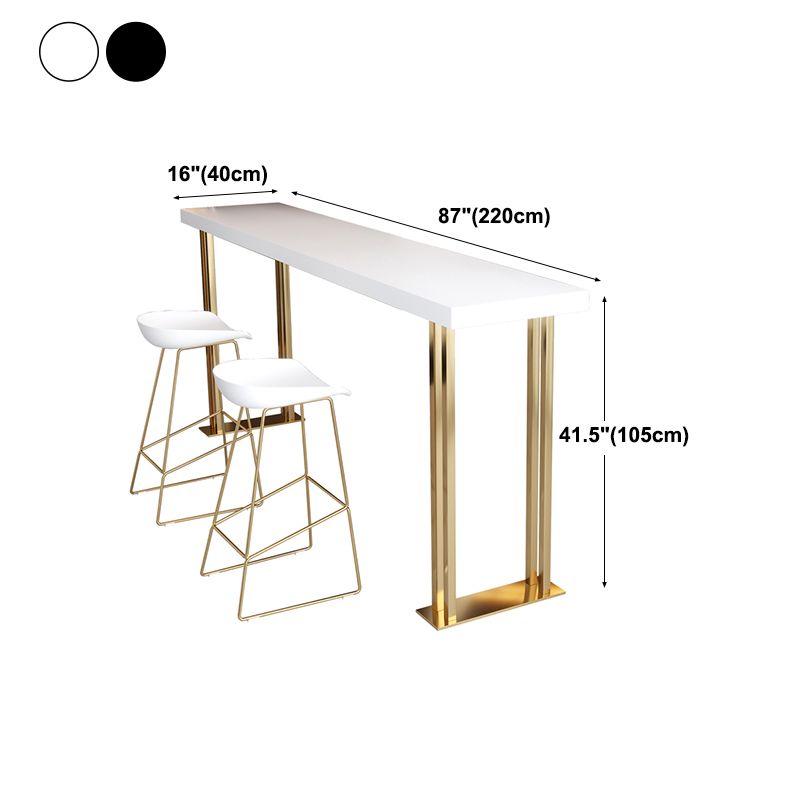 42-inch Height Luxury Cocktail Bar Table Gold Base Bar Height Table Clearhalo 'Bar Furniture' 'Bar Tables' 'bar_tables' 'furn' 'furn_bar_tables' 'Furniture' 'furniture_bar_tables' 'Kitchen & Dining Furniture' 'kitchen&dining_furn' 'kitchen' 1200x1200_73057702-2493-4add-bba5-1d5f462f1f24