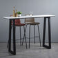Industrial Bar Table 42-inch Height Stone Top Bistro Table for Coffee Shop Clearhalo 'Bar Furniture' 'Bar Tables' 'bar_tables' 'furn' 'furn_bar_tables' 'Furniture' 'furniture_bar_tables' 'Kitchen & Dining Furniture' 1200x1200_7307344b-c01d-450b-b9ee-fc76e484d3d3