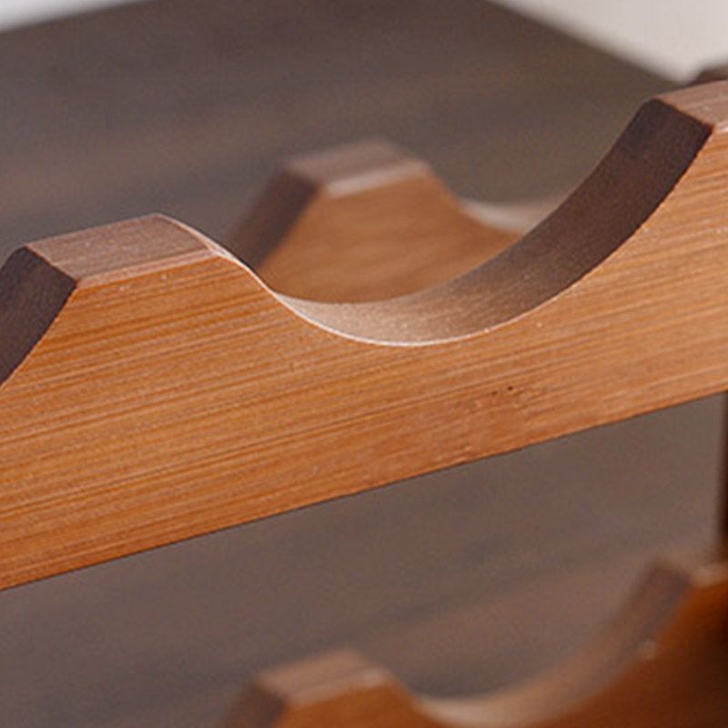 Modern aanrechtwijnrek Solid houten wijnrek voor woonkamer