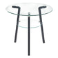 Round 3 Legs Modern Dining Table Transparent Fixed Table of Clear Glass Clearhalo ' dining_table' 'Dining Tables & Seating' 'Dining Tables' 'furn' 'furn_dining_table' 'Furniture' 'furniture_dining_table' 'Kitchen & Dining Furniture' 'kitchen&dining_furn' 'kitchen' 'kitchen_dining_table' 1200x1200_7308f571-58d6-44e6-9a5e-6134437b1fb1