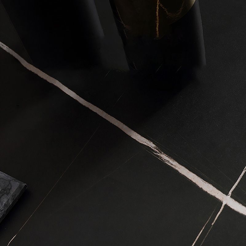 Mesa de lujo tradicional de lujo Mesa de piedra sinterizada con pedestal