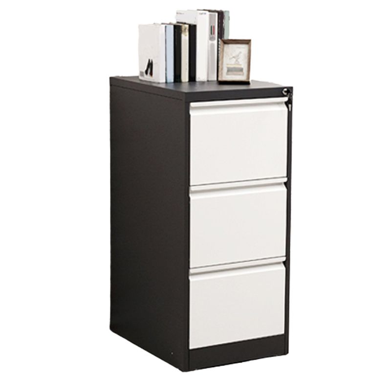 Fireproof File Cabinet Vertical Metal Contemporary File Cabinet with Locking Drawers Clearhalo 'Filing Cabinets' 'filling_cabinets' 'furn' 'furn_filling_cabinets' 'Furniture' 'Office Furniture' 1200x1200_73091f69-c972-47eb-ba15-859a21e54612