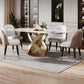 Glam 1/2/5/6/7 Pieces Dining Set Sintered Stone Dining Table Set for Dining Areas Clearhalo 'Dining Room Sets' 'Dining Tables & Seating' 'dining_room_set' 'furn' 'furn_dining_room_set' 'Furniture' 'furniture_dining_room_set' 'Kitchen & Dining Furniture' 1200x1200_730a9111-16c0-44a8-9834-b1ab9b07f571