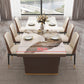 Traditional Luxury Style Dining Table Sintered Stone Table with Double Pedestal Clearhalo ' dining_table' 'Dining Tables & Seating' 'Dining Tables' 'furn' 'furn_dining_table' 'Furniture' 'furniture_dining_table' 'Kitchen & Dining Furniture' 'kitchen&dining_furn' 'kitchen' 'kitchen_dining_table' 1200x1200_730dbf99-c5d2-42d1-b200-ccc887270558