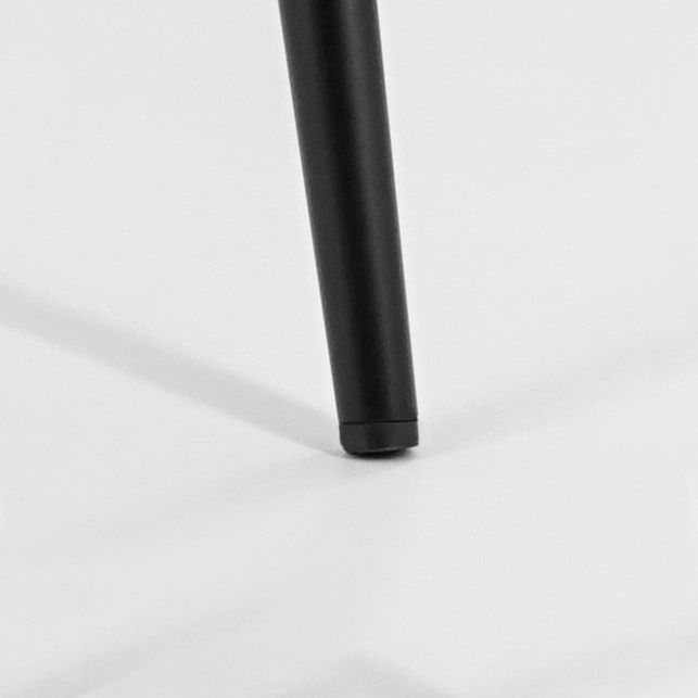 Faux Leder und Metall zeitgenössische Ess- und Akzentstühle