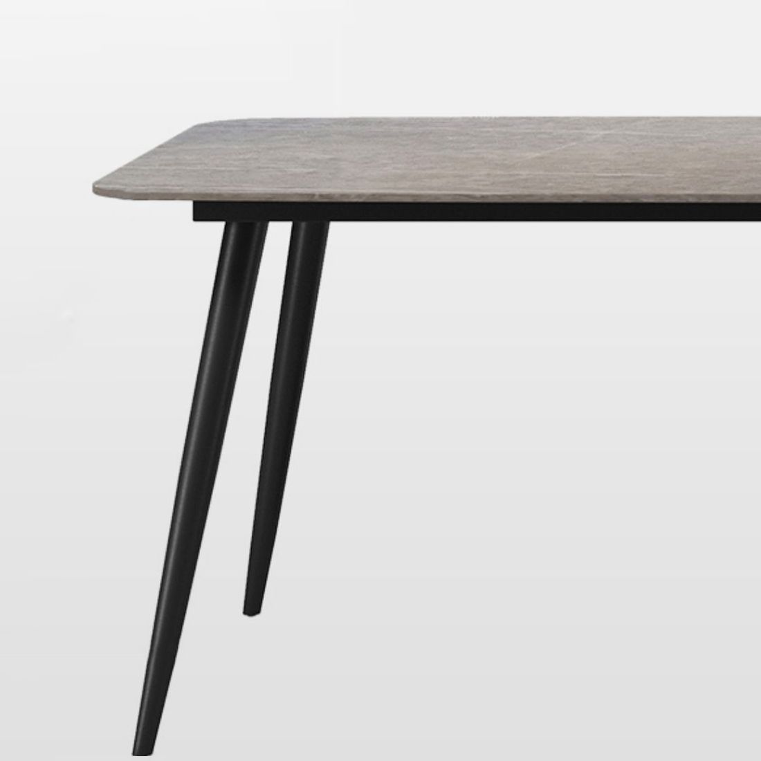 Simplicity Style Sintered Stone Dining Table 4 Legs Carbon Steel Base Rectangle Table for Home Clearhalo ' dining_table' 'Dining Tables & Seating' 'Dining Tables' 'furn' 'furn_dining_table' 'Furniture' 'furniture_dining_table' 'Kitchen & Dining Furniture' 'kitchen&dining_furn' 'kitchen' 'kitchen_dining_table' 1200x1200_7311528d-fc83-4691-86f4-7fef180c0c75
