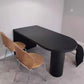 Wood Top Bar Dining Table Modern Bar Dining Table with Sled Base