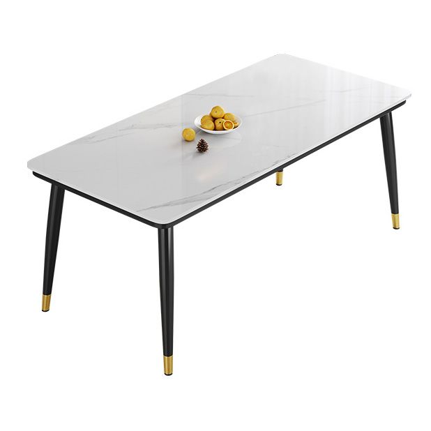 Industrial Standard Sintered Stone Table Rectangle Kitchen Dining Table with 4 Legs Base Clearhalo ' dining_table' 'Dining Tables & Seating' 'Dining Tables' 'furn' 'furn_dining_table' 'Furniture' 'furniture_dining_table' 'Kitchen & Dining Furniture' 'kitchen&dining_furn' 'kitchen' 'kitchen_dining_table' 1200x1200_7311da5a-7542-421a-b052-8644d4767587