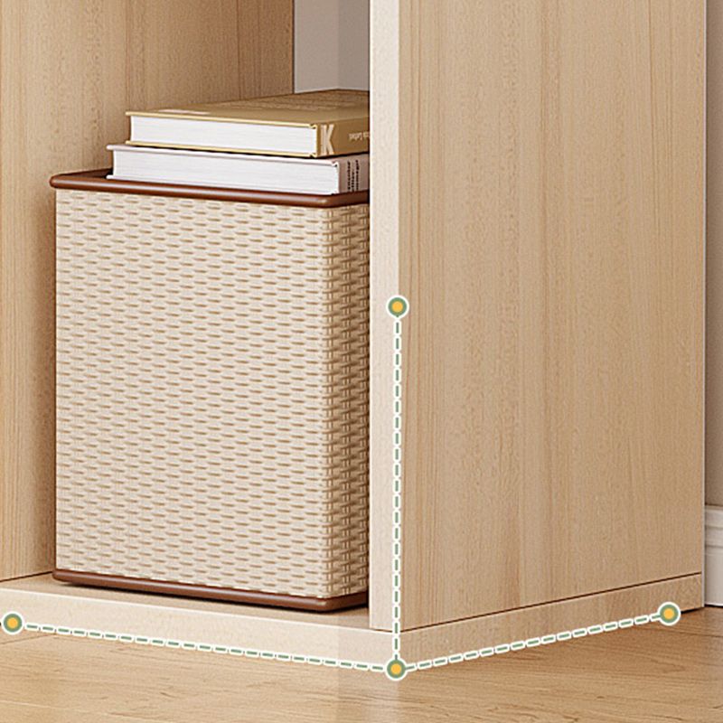 Simple Side Cabinet with Doors Modern Faux Wood Accent Cabinet Clearhalo 'Cabinets & Chests' 'cabinets_chests' 'furn' 'furn_cabinets_chests' 'Furniture' 'Living Room Furniture' 1200x1200_731557b0-0311-49c7-8083-a735ee8701ca