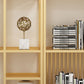 Contemporary Shelf Bookcase Metal Open Book Shelf with Shelves