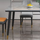 Sintered Stone Home Dining Table Modern Rectangle Table with 4 Legs