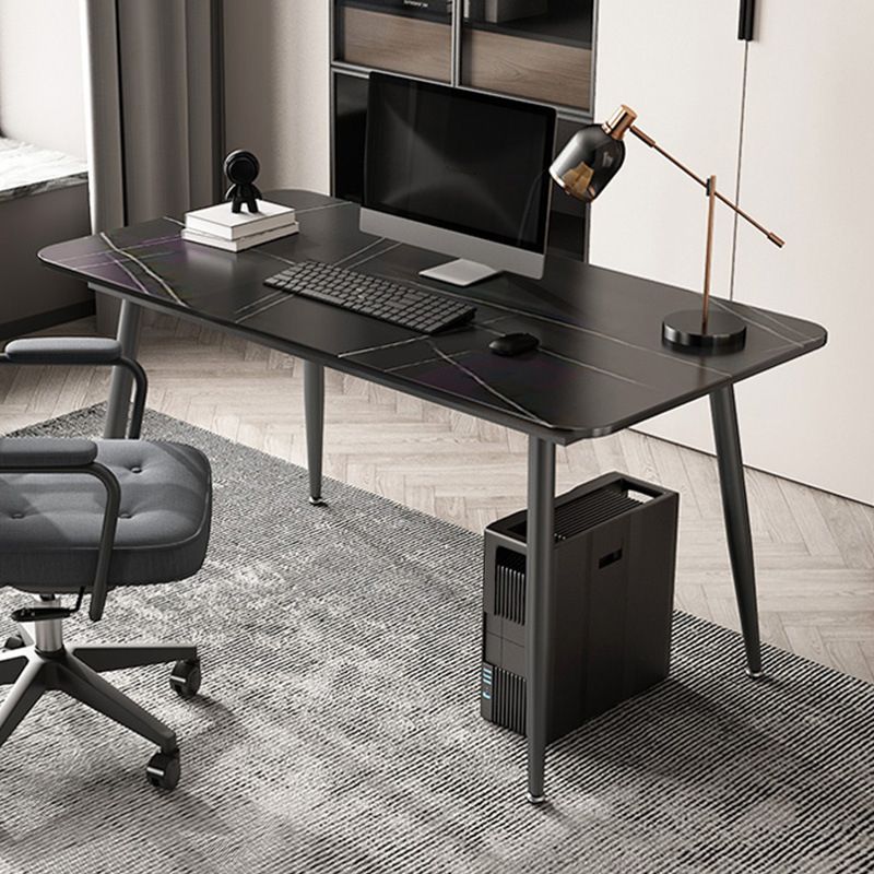 Rectangular Shaped Office Desk White/Black/Grey Writing Desk for Office Clearhalo 'furn' 'furn_office_desk' 'Furniture' 'Office Desks' 'Office Furniture' 'office_desk' 1200x1200_731a41fd-d84c-41e3-b168-b366fed7c85b