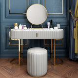 Glam Slate Top Vanity Dressing Table Set White Make-up Vanity Clearhalo 'Bedroom Furniture' 'furn' 'furn_makeup_vanities' 'Furniture' 'Makeup Vanities' 'makeup_vanities' 1200x1200_731aef72-1750-4a51-b5bf-1b3cfbfdc51e