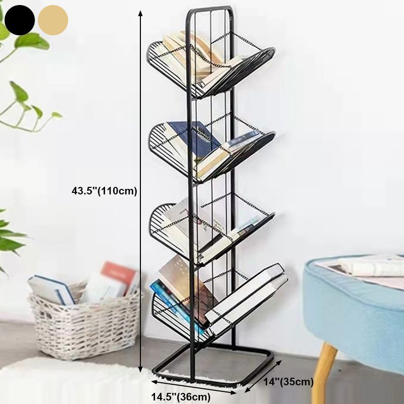 Industrial Geometric Bookcase Metal Book Shelf for Home Office Clearhalo 'Bookcases' 'furn' 'furn_bookcases' 'Furniture' 'furniture_bookcases' 'kitchen' 'kitchen_bookcases' 'Living Room Furniture' 'Office Furniture' 1200x1200_731bfbb4-356c-4e98-8645-08444a9a7d88