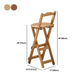 Contemporary Home Folding Stool Matte Finish Bamboo Barstool Clearhalo 'Bar Furniture' 'Bar Stools' 'bar_stools' 'furn' 'furn_bar_stools' 'Furniture' 'Kitchen & Dining Furniture' 1200x1200_731cc6fc-7194-4615-bb3c-8e7fd3d0e948