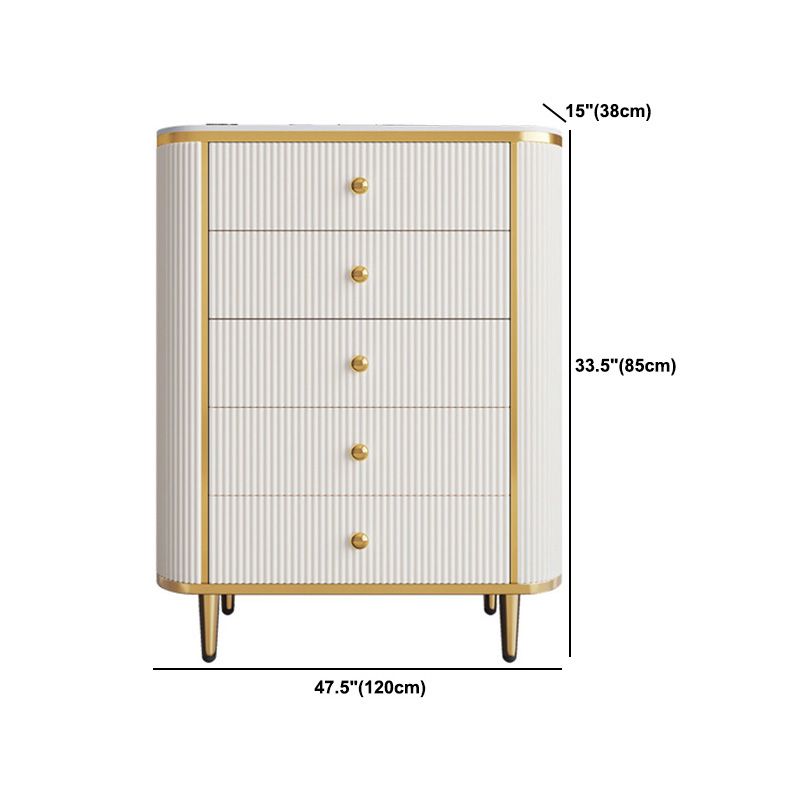 Contemporary Side Square Cabinet Chest with Soft Close Drawers